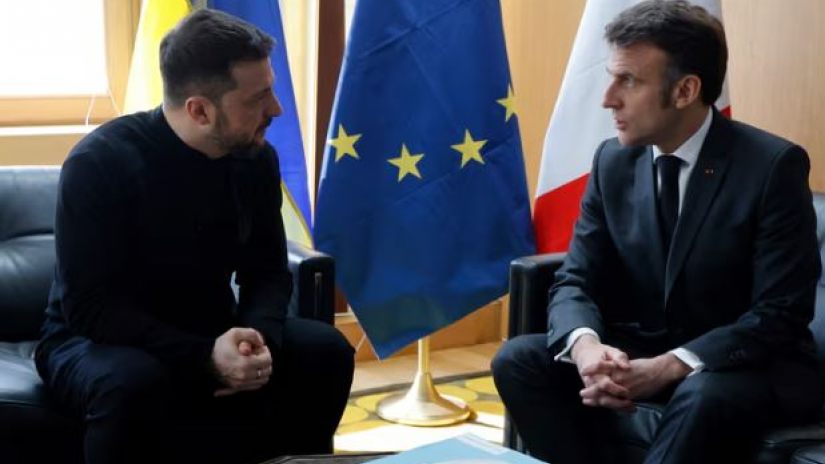 “უკრაინის ტერიტორიული მთლიანობა და ევროპული მისწრაფებები არის ძალიან მტკიცე მოთხოვნა ევროპელებისთვის”- მაკრონი