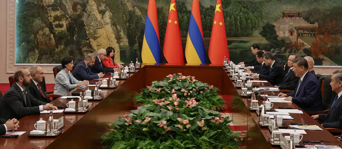 სომხეთი და ჩინეთი სტრატეგიულ პარტნიორობაზე შეთანხმდნენ