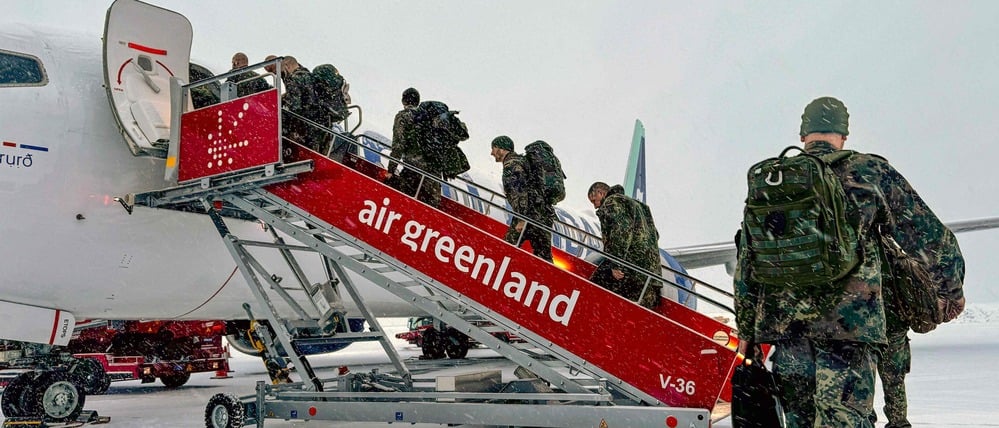 გერმანიის შეიარაღებული ძალების 15 სამხედრო მოსამსახურე გრენლანდიიდან გერმანიაში ბრუნდება